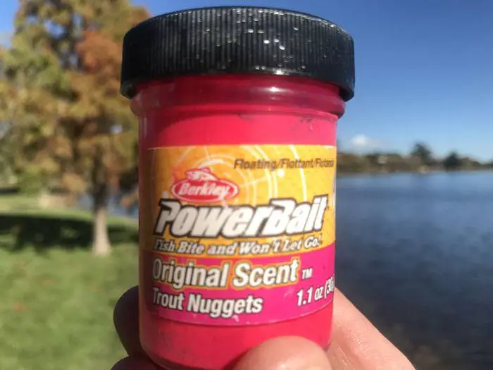 PowerBait original scent for trout fishing